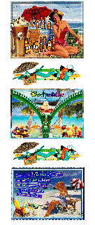 MITTWOCH    AM  MEER  COLLAGE  und HALLO und BILDtext