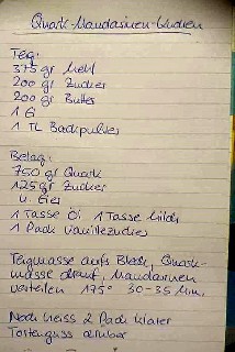 QUARK MANDARINEN KUCHEN