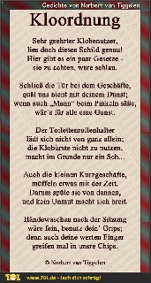 01   DIE  KLO ORDNUNG