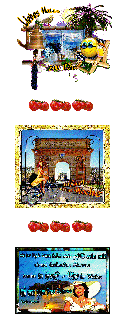 COLLAGE FAHRRAD PARIS und HALLO und BILDtext