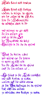 LIEBE  HEISST  NICHT  BESITZEN