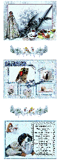 COLLAGE   DOGGIES  SA   und GUMO und BILDtext