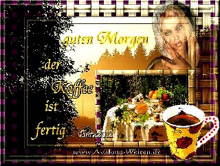 1  derKaffeeisttfertig