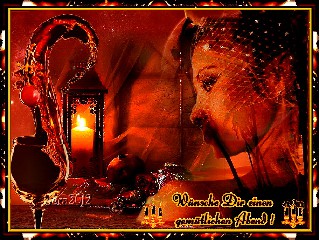 COLLAGE   LADY    GEMUETLICHEN  ABEND