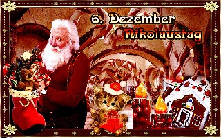 6  DEZEMER   COLLAGE  NIKOLAUSSTIEFEL   SANTAS HOME