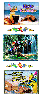 0     AM WASSERFALL und HALLO und BILDtext