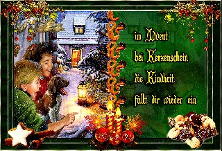 CHILDS    IM ADVENT BEI KERZENSCHEIN