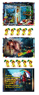 DIENSTAG   LIEBESPAAR   REGEN  und GUMO und BILDtext