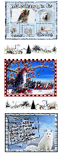 COLLAGE   DOGGIES und HALLO und BILDtext