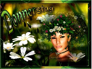 DONNERSTAG  BLUMEN GESICHT