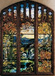 louis tiffanys autumn landscape picture