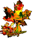 AHORNBLATT  COLLAGE   HERBSTGRUESSE