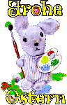 BUNNY   FROHE OSTERN EIER BEMALEN
