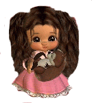 1 Kleid pink mit Igel